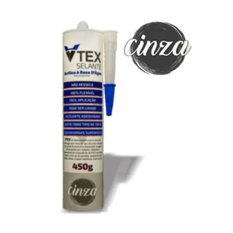 Selante Acrílico Cinza Base d'Água 450G - VTEX