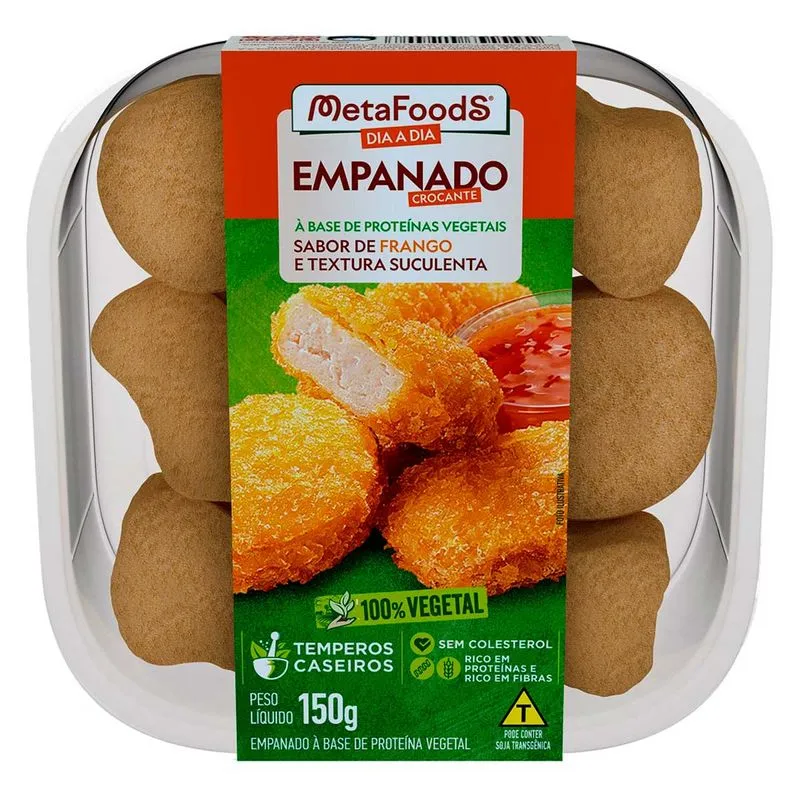 Empanado Vegano 25 Resfriado Meta Foods 150g