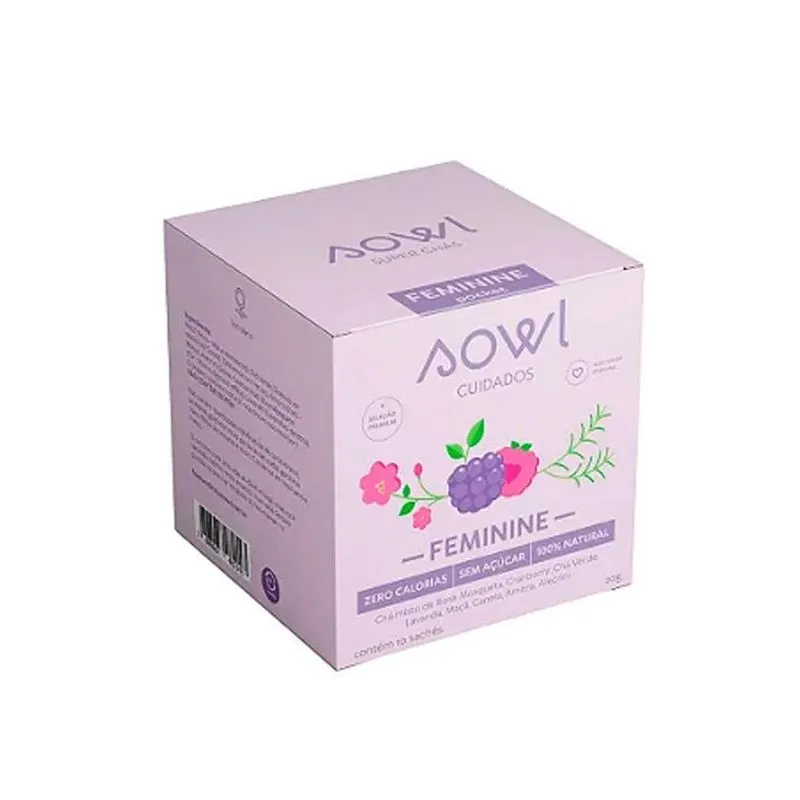 Chá Sowl Feminine Pocket 10 Sachês Com 20g