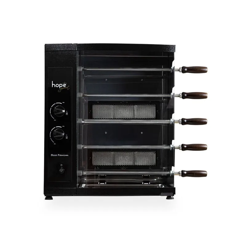 Assador a Gás Natural Hope 5 Espetos Bivolt Blaze Premium 5023