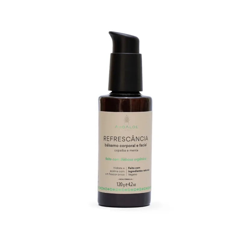 Bálsamo Pós Sol Em Gel Corpo E Rosto Natural Refrescância 120ml – Ahoaloe