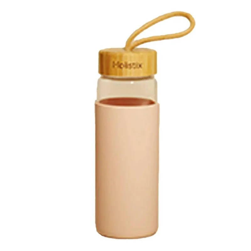 Garrafa de Vidro Holistix Rosa