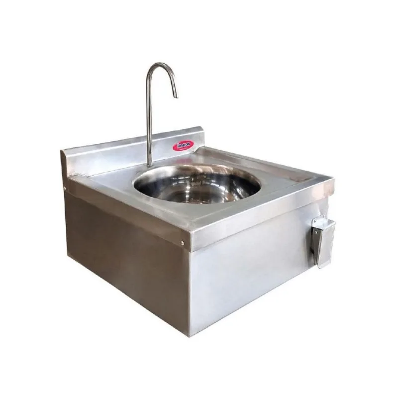 Lavatório Asséptico Imeca Industrial Em Inox Manual Com Acionamento Joelho 1967