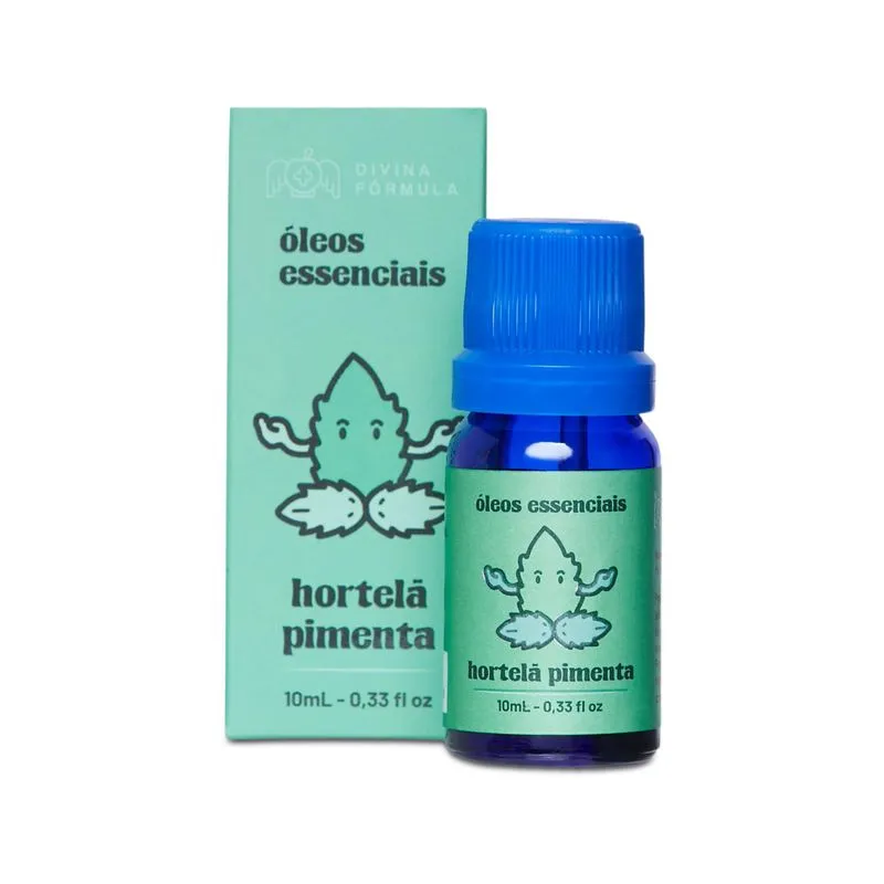 Óleo Essencial Hortelã Pimenta 10ml Divina Fórmula