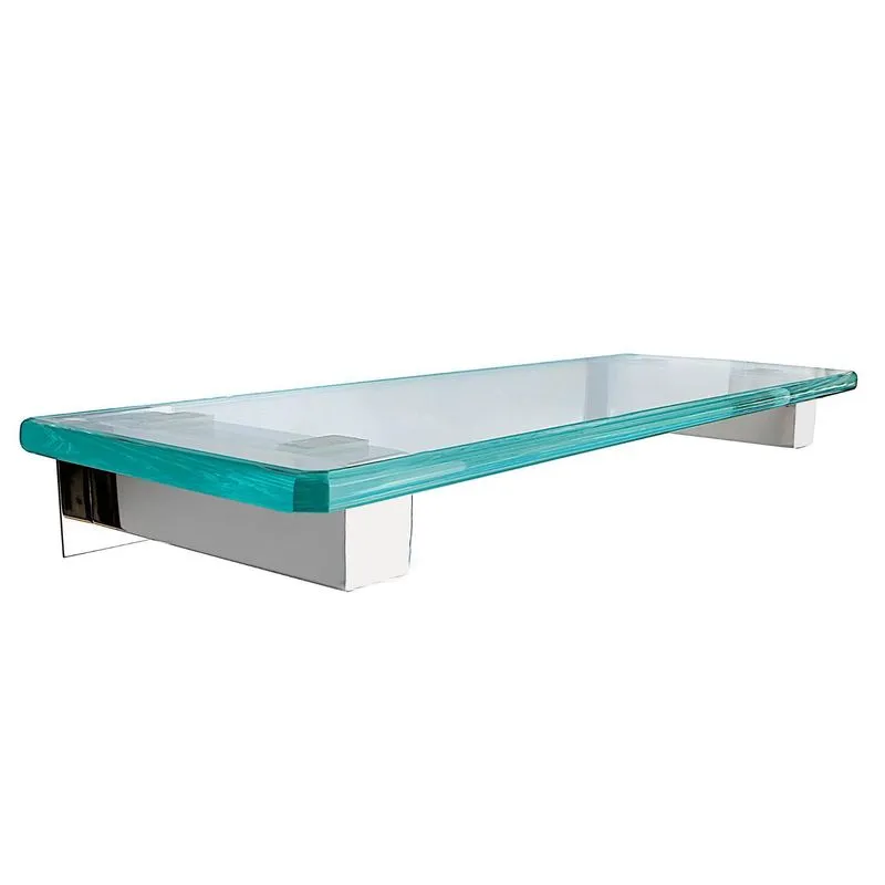 Porta Shampoo Aço Inox 304 Com Vidro