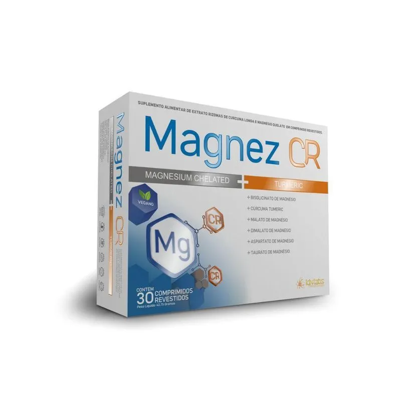 Suplemento De Magnésio Magnez Cr 30 Comp Idnlabs