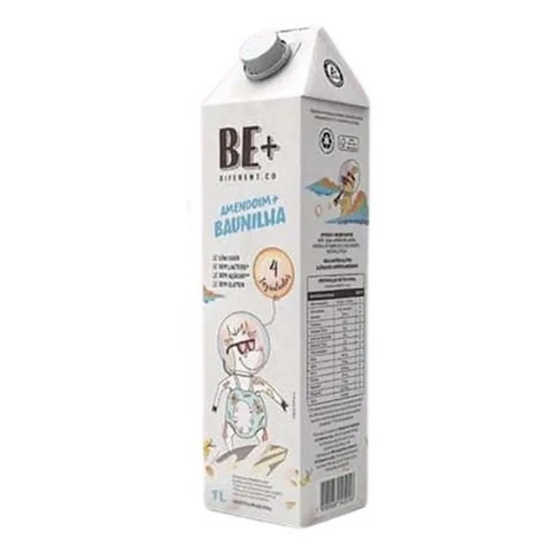 Leite Vegetal - Be+diferent.co Amendoim+baunilha - Vegano 1l