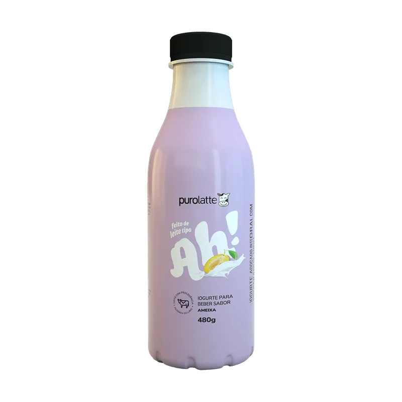 Iogurte Purolatte Ameixa Garrafa 480g