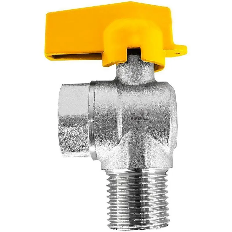 Mini Registro Angular 90 De Gás 1/2 Mxf - Druck