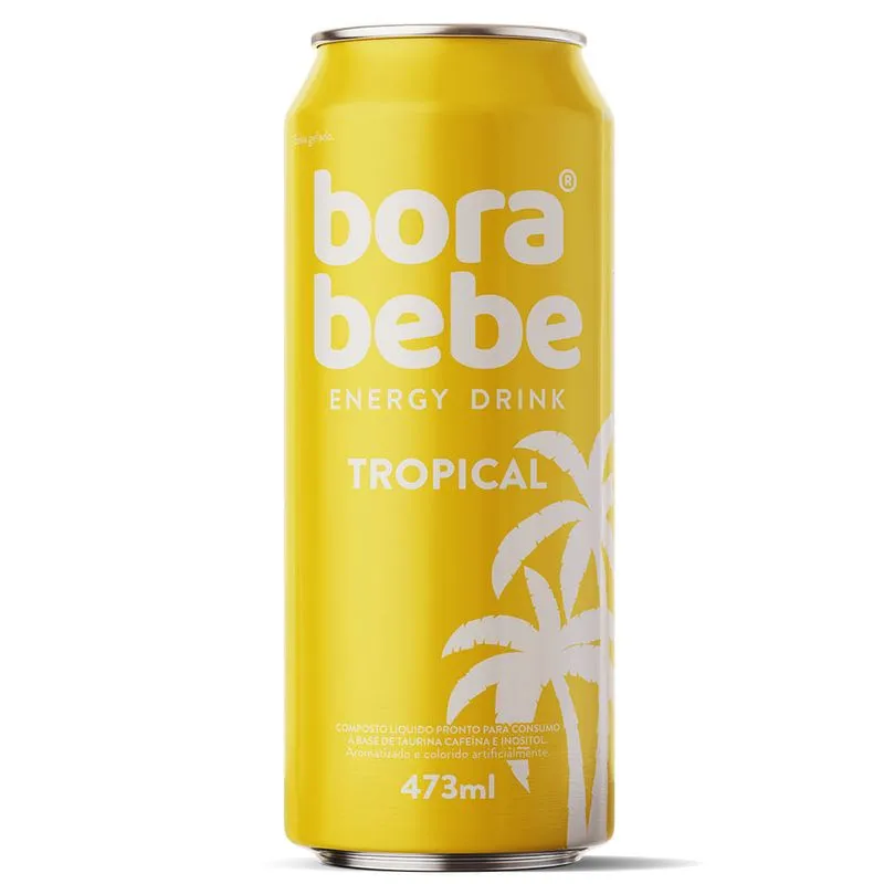 Energético Tropical Borabebe Lata 473ml