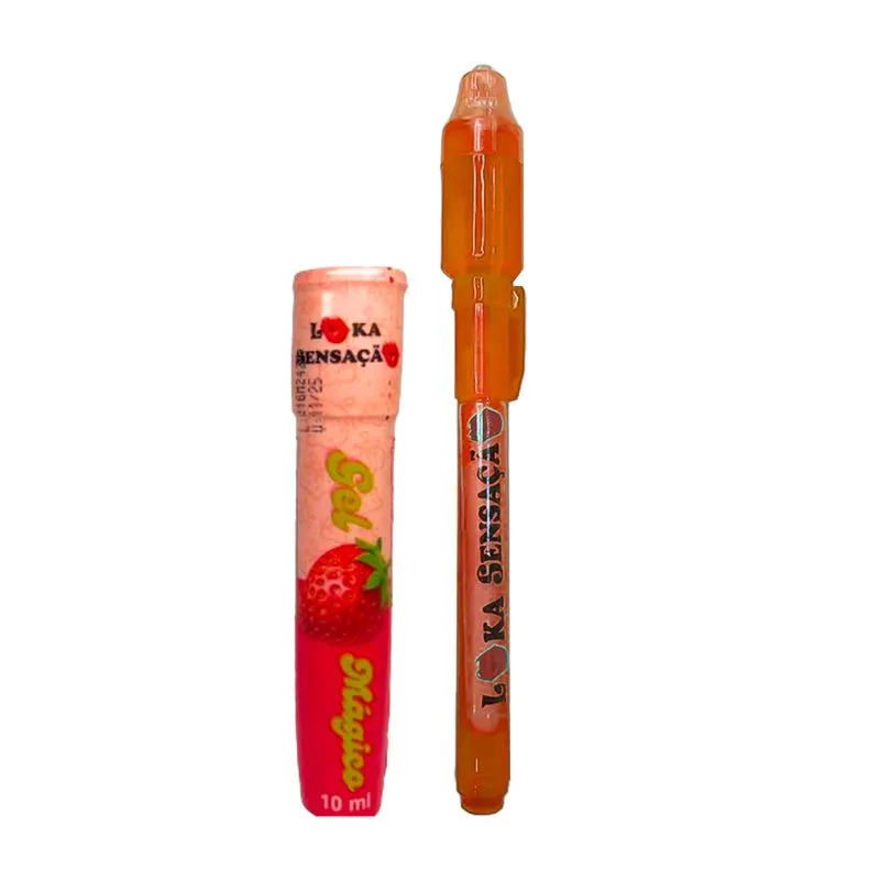 Kit Gel Mágico Comestível com Caneta de Tinta Invisível Loka Sensação