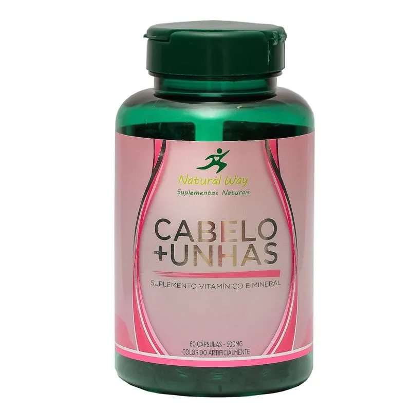 Vitamina Para Cabelos E Unhas Concentrado. Natural Way Suplementos