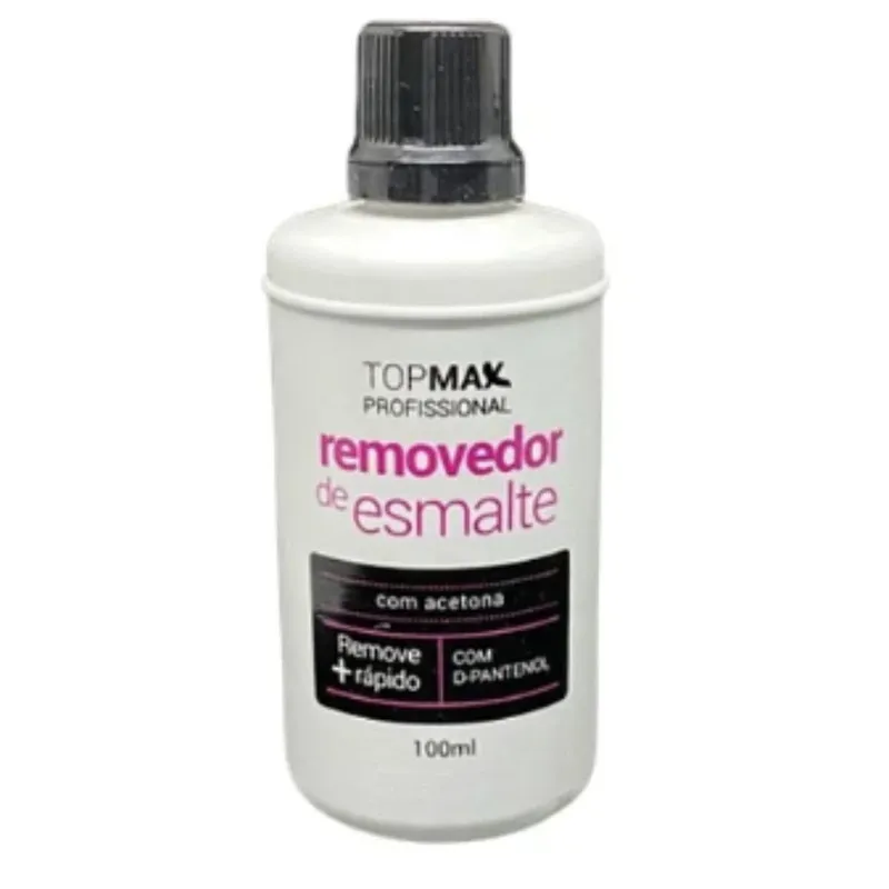 Removedor De Esmalte Com Acetona Topmax 100ml