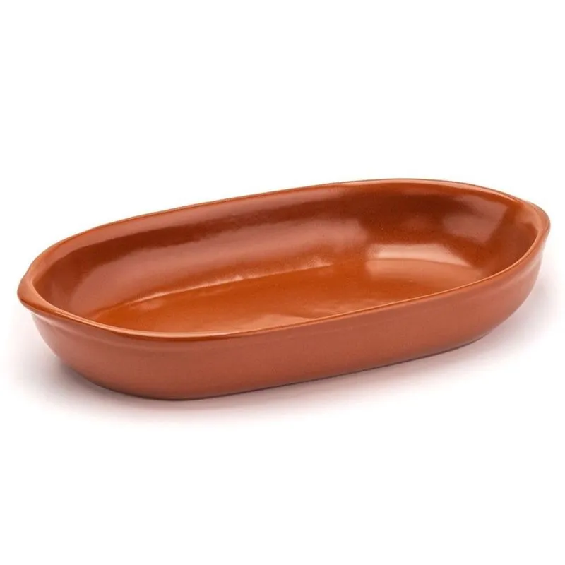 Travessa Refratária Oval 29x16 cm Bella Refratários