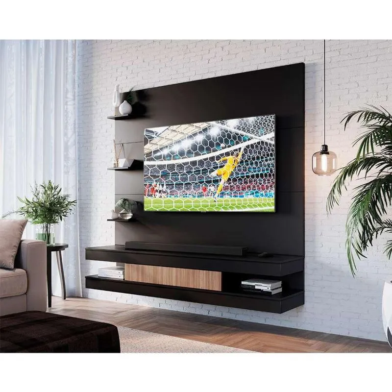 Painel para TV até 50 Polegadas Merlin 1 GV Preto e Montana