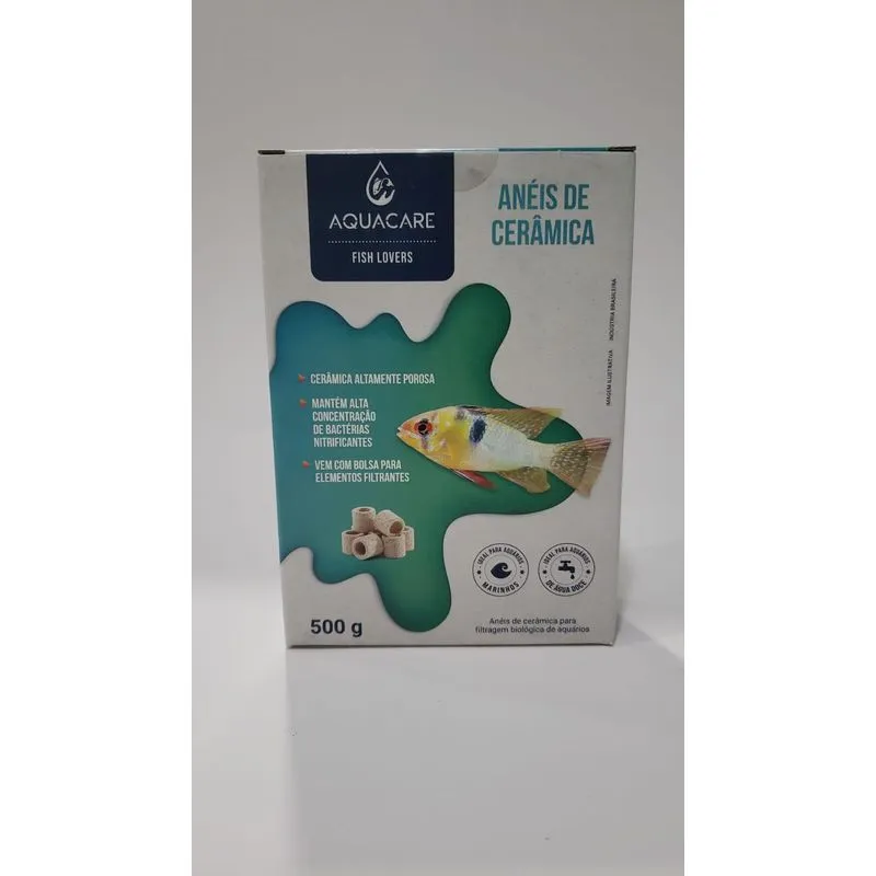 Anéis De Cerâmica Aquacare Para Filtro Biológico De Aquário