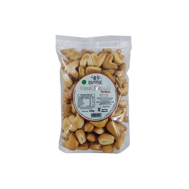 Biscoito Panine Vovó Sentada Salgado 200g