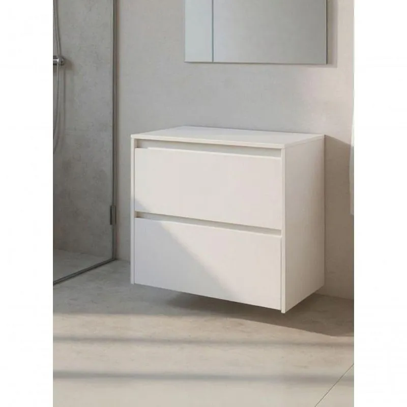 Gabinete Para Banheiro Dubai Suspenso 1 Porta 1 Gaveta MDF 60cm ON Móveis