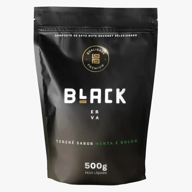 Erva Mate Black Menta E Boldo 500g | 100% Natural