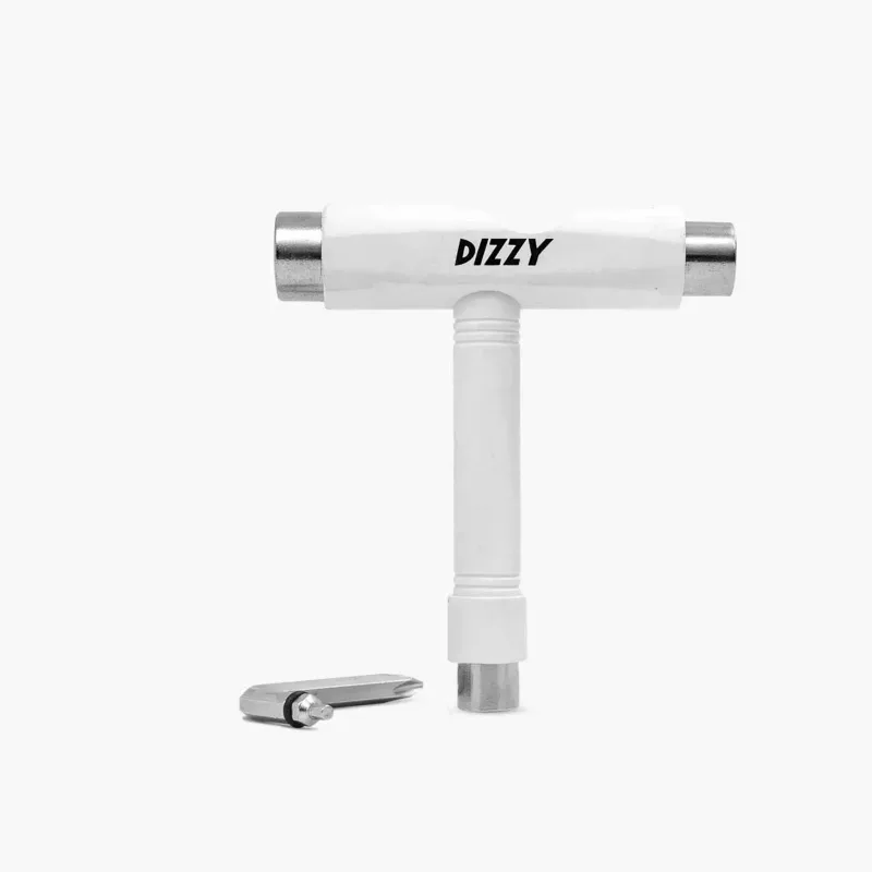 Chave T Dizzy para Montagem de Skate e Longboard Branco - Mundi Skate Shop