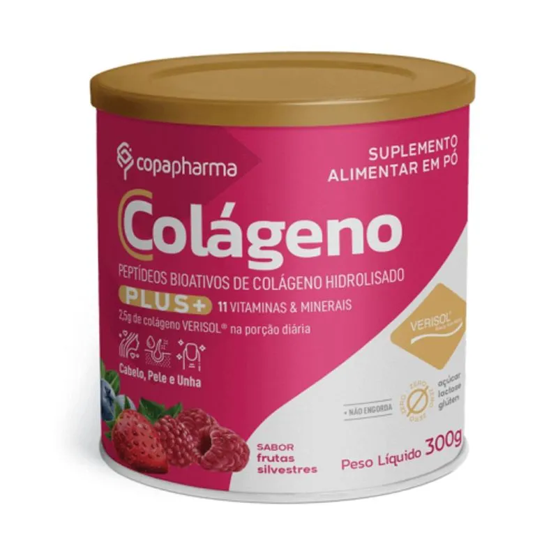 Colágeno Verisol Plus+ Sabor Frutas Silvestres 300g - Copapharma