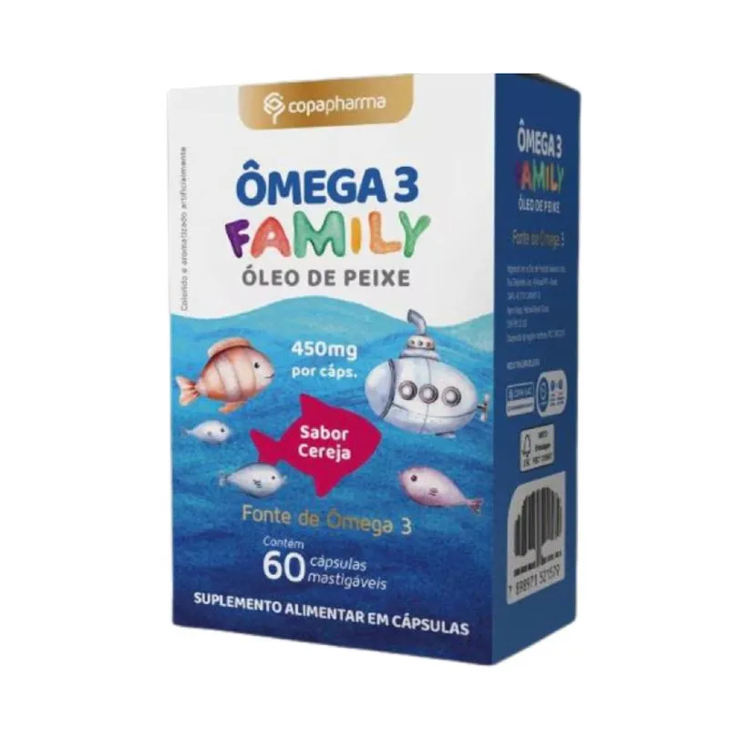 Ômega 3 Family 60 Cápsulas - Copapharma