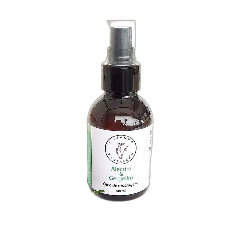 Óleo De Massagem 100ml - Alecrim E Gergelim