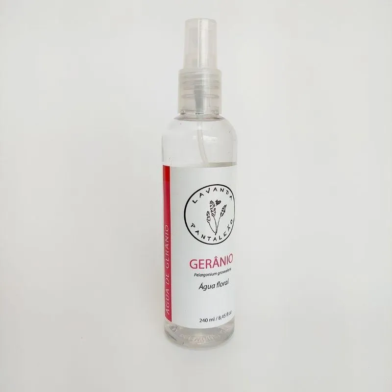 Água Floral De Gerânio (hidrolato) - 240ml