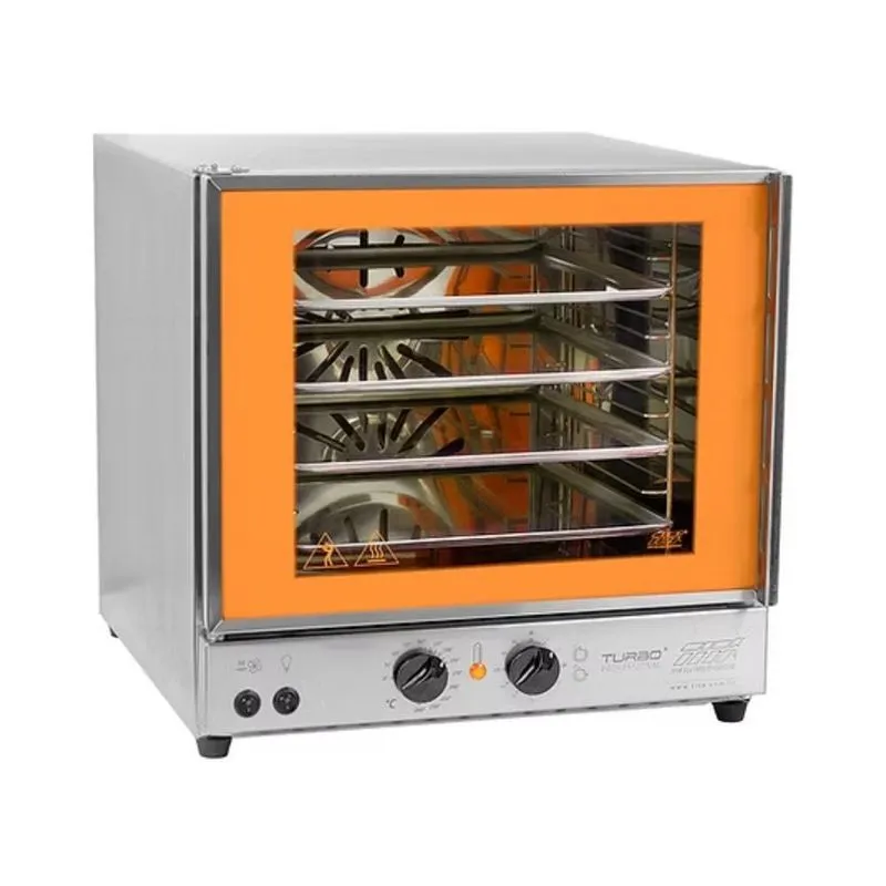 Forno Elétrico De Bancada Turbo Aço Inox Fetp4a Laranja Titã