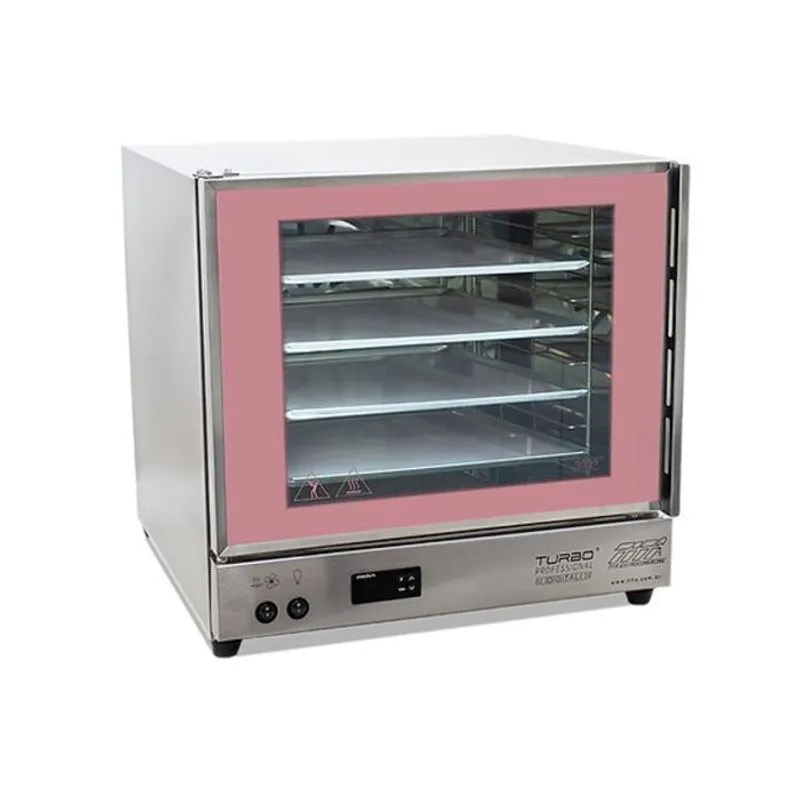 Forno Elétrico Turbo Professional Digital Fetp 4a Rosa 220v