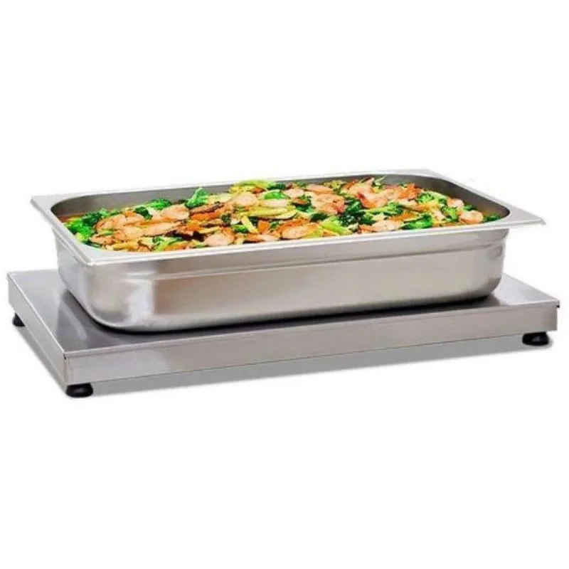 Mesa Aquecida Pista Quente Food Express 57x32cm Inox 500w