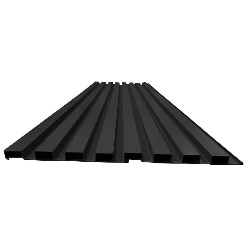 Painel Ripado De Pvc Barra De 2,70mx15cm 0,40m² Bariri Preto