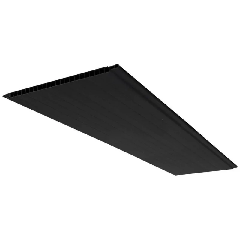 Forro De Pvc 7mm 10 Un Zapinplast - Preto Preto