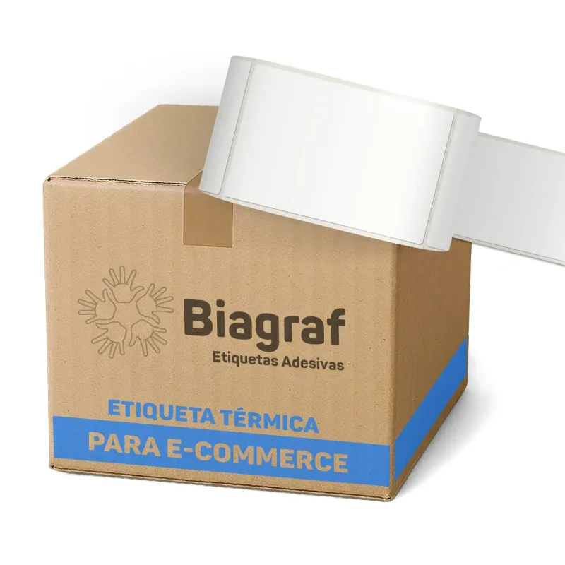 Etiqueta 100x150 Térmica | Serrilha | E-commerce | 10 Rolos