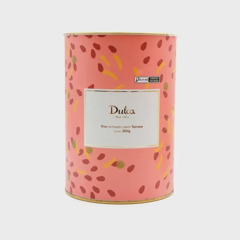 Ovo Recheado Sabor Torrone Dulca 300g