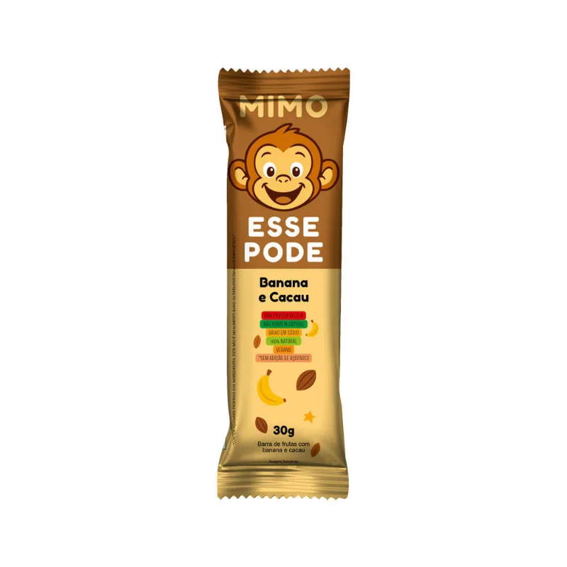 Barra Mimo Esse Pode Banana E Cacau 30gr