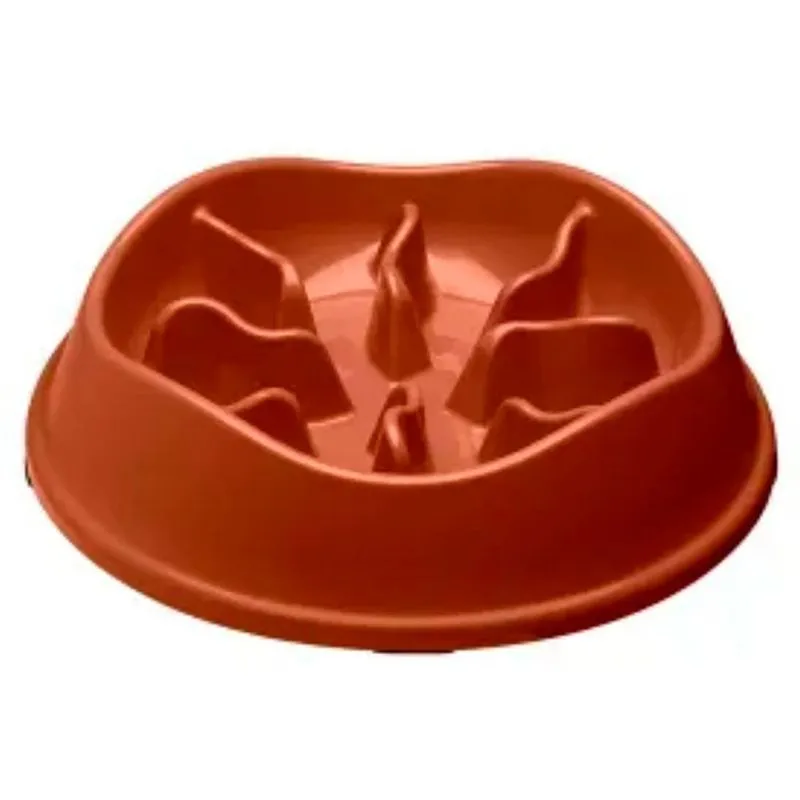Comedouro Para Pets Lento Interativo Starkpet 550ml Cobre (MP)