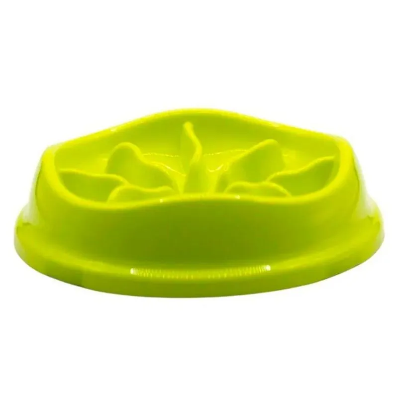 Comedouro Para Pets Lento Interativo Starkpet 550ml Verde Neon (MP)