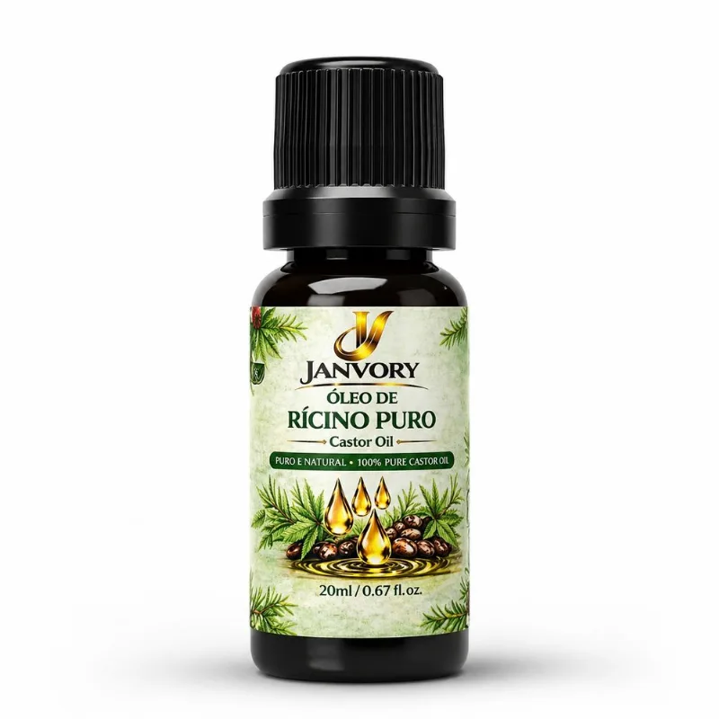 Óleo de Rícino Puro 100% Natural 20ml