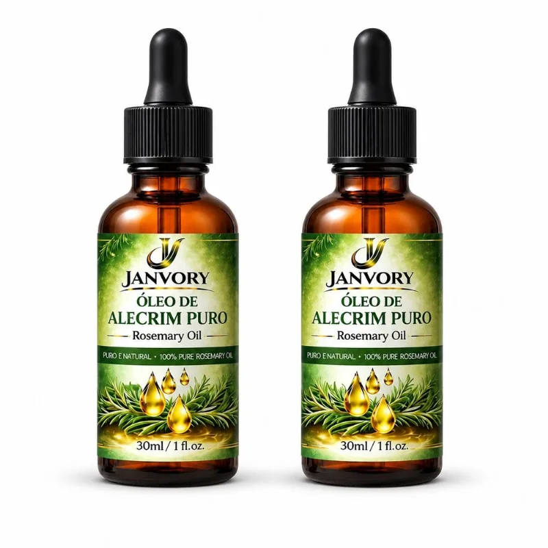 Kit 2 Óleos de Alecrim 100% Puro 2x30ml