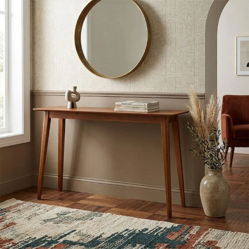Aparador Buffet Onix Moderno para Sala e Hall 136cm Imbuia Carmo Móveis