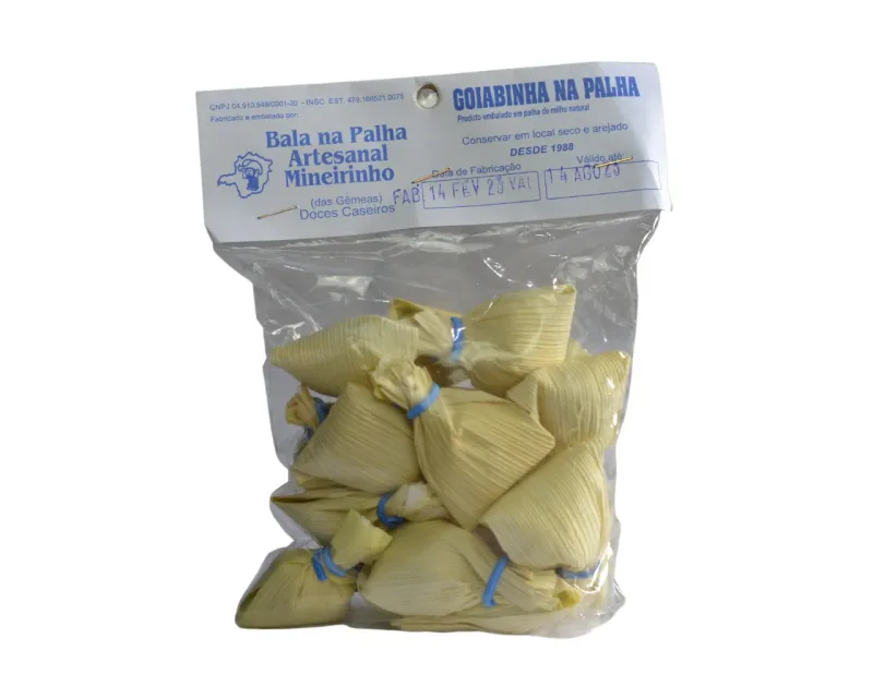 BALA NA PALHA DE GOIABINHA 250g