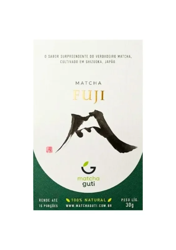 GUTI MATCHA FUJI 30g - Chá verde em pó (Matcha fuji). Origem: Japão