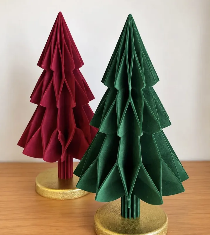 Árvore de Natal de Camurça Vermelha 34 cm - CZ2895