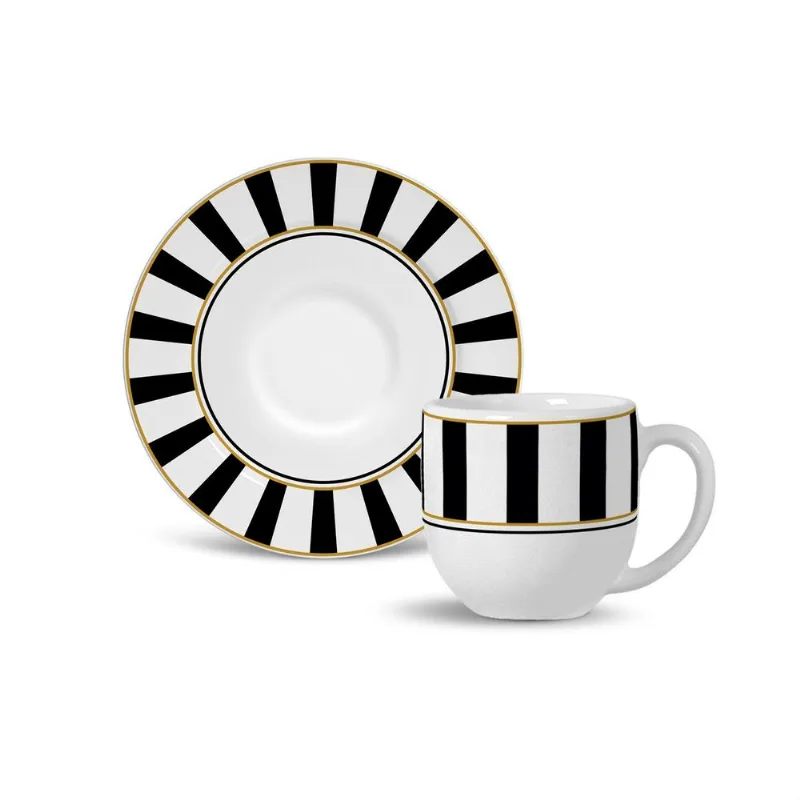 Conjunto Xícaras de Café Porto Brasil - Classic para 6 Pessoas (12Pçs)
