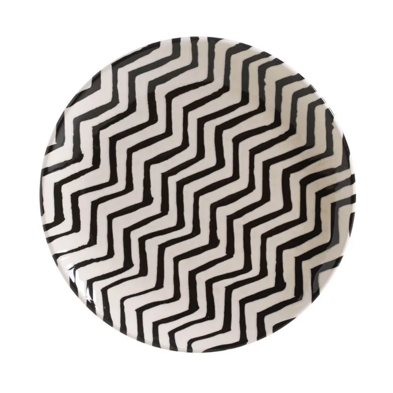 Conjunto com 6 Pratos de Sobremesa Coup Chevron Ø20,5cm