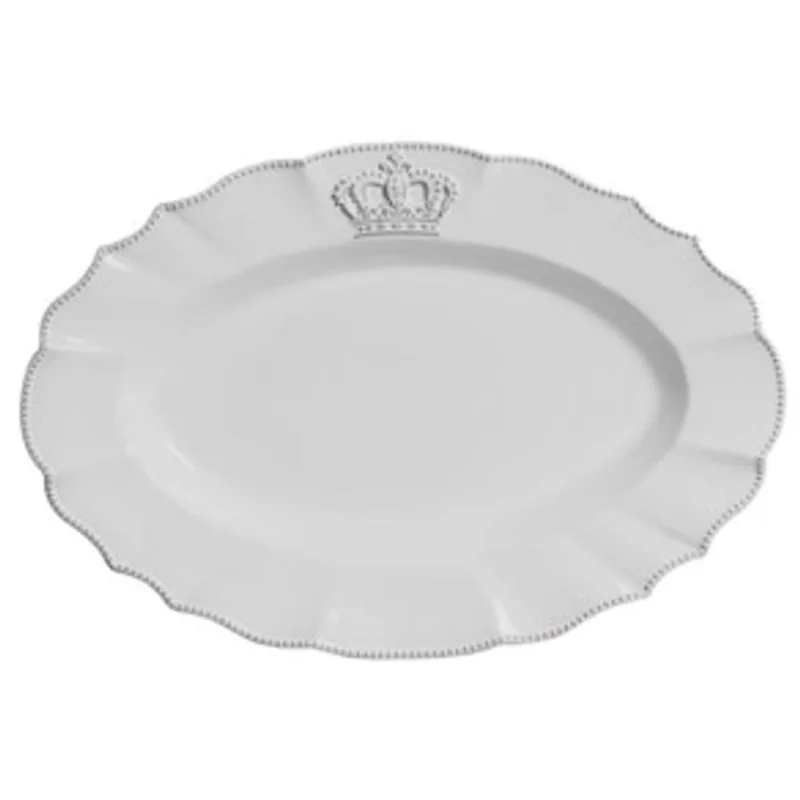 Tigela Porto Brasil Cerâmica Branco,Azul Tigela Porto Brasil Cerâmica Branco, Azul
