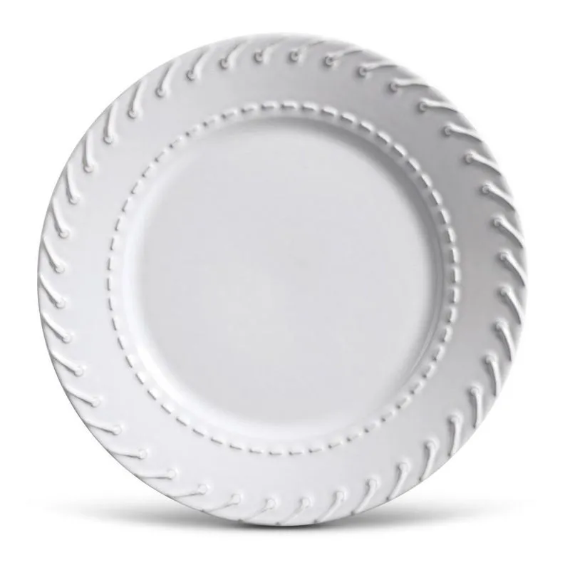 Prato Raso Cordonê Branco