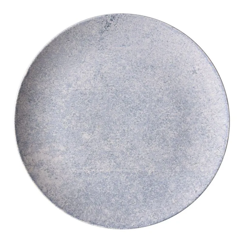 Porto Brasil Prato de Sobremesa Coup Blue Granite em Cerâmica Porto Brasil