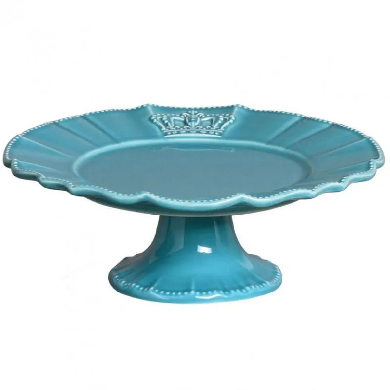 Prato Para Bolo E Doces Etagiere M Porto Brasil Windsor Em Faiança Feldspática 30 Cm